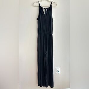 Jack Women’s Black Stretch Jumpsuit, Size Large